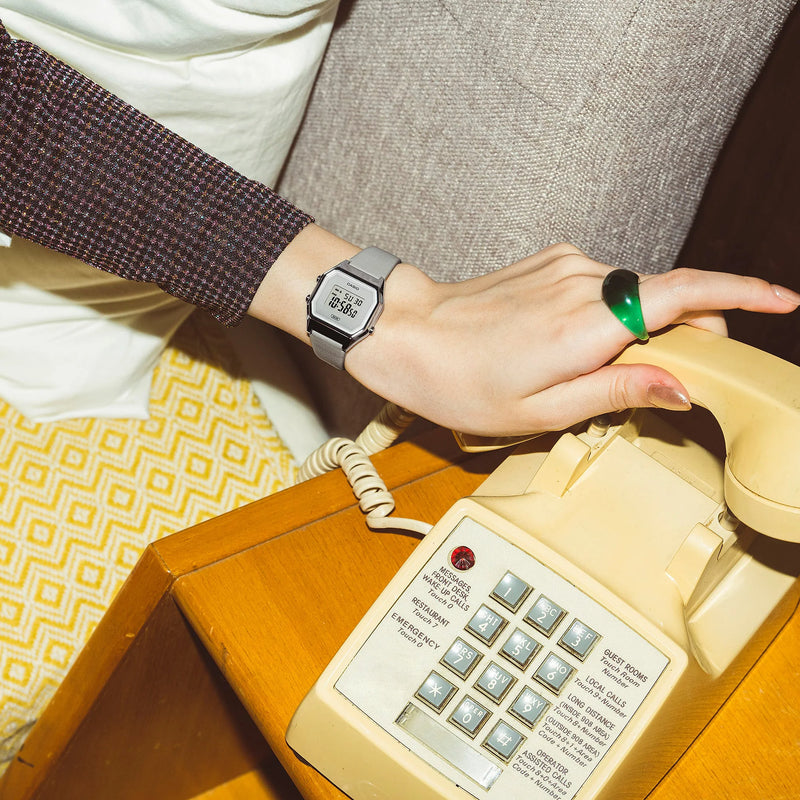 CASIO LA680WEL-8EF - ELEGANTLY VERSATILE SHIMMERING GREY DIGITAL WATCH FOR WOMEN-i-Watch-3