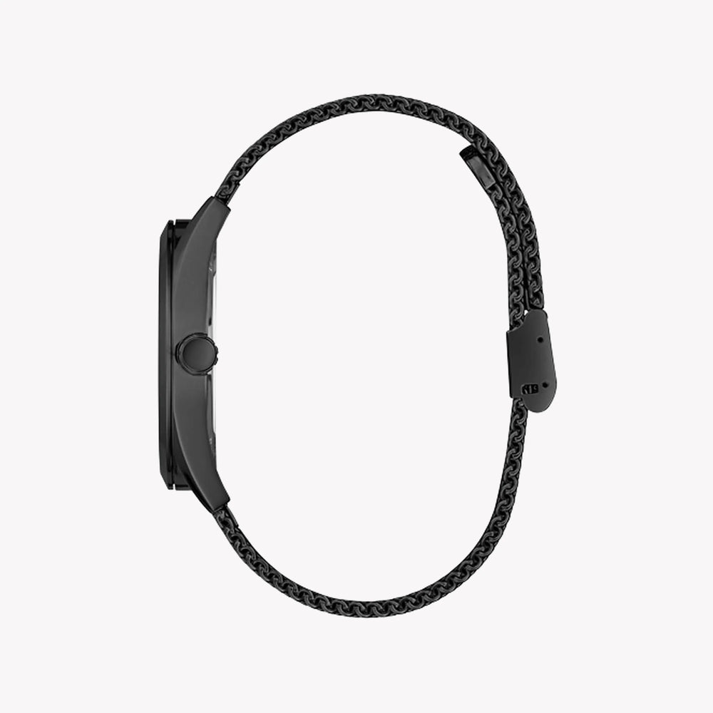 Guess Men's Black Stainless Steel Watch, Black Dial | Gw0368g3 by i-watch