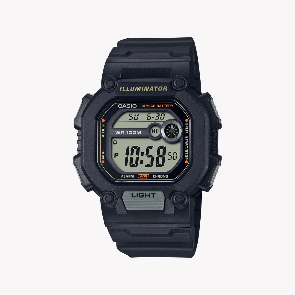 Casio Men's Black Resin Watch, Digital Display | W-737hx-1avdf by i-watch