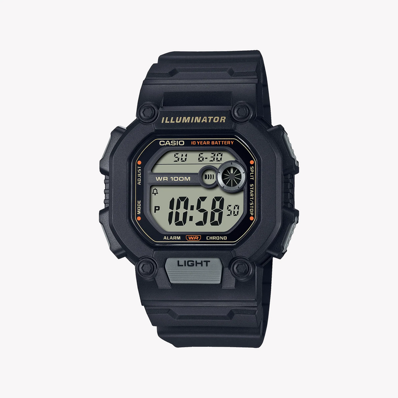 Casio Men's Black Resin Watch, Digital Display | W-737hx-1avdf by i-watch