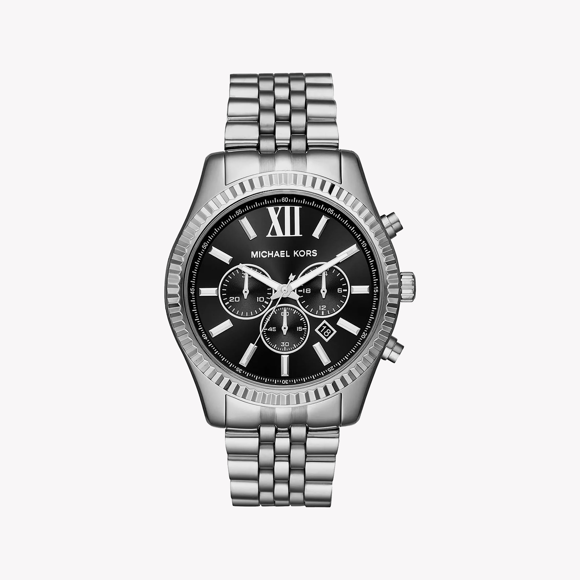 MICHAEL KORS MK8602 BOLD SOPHISTICATION - MEN'S STAINLESS STEEL TIMEPIECE WITH BLACK DIAL