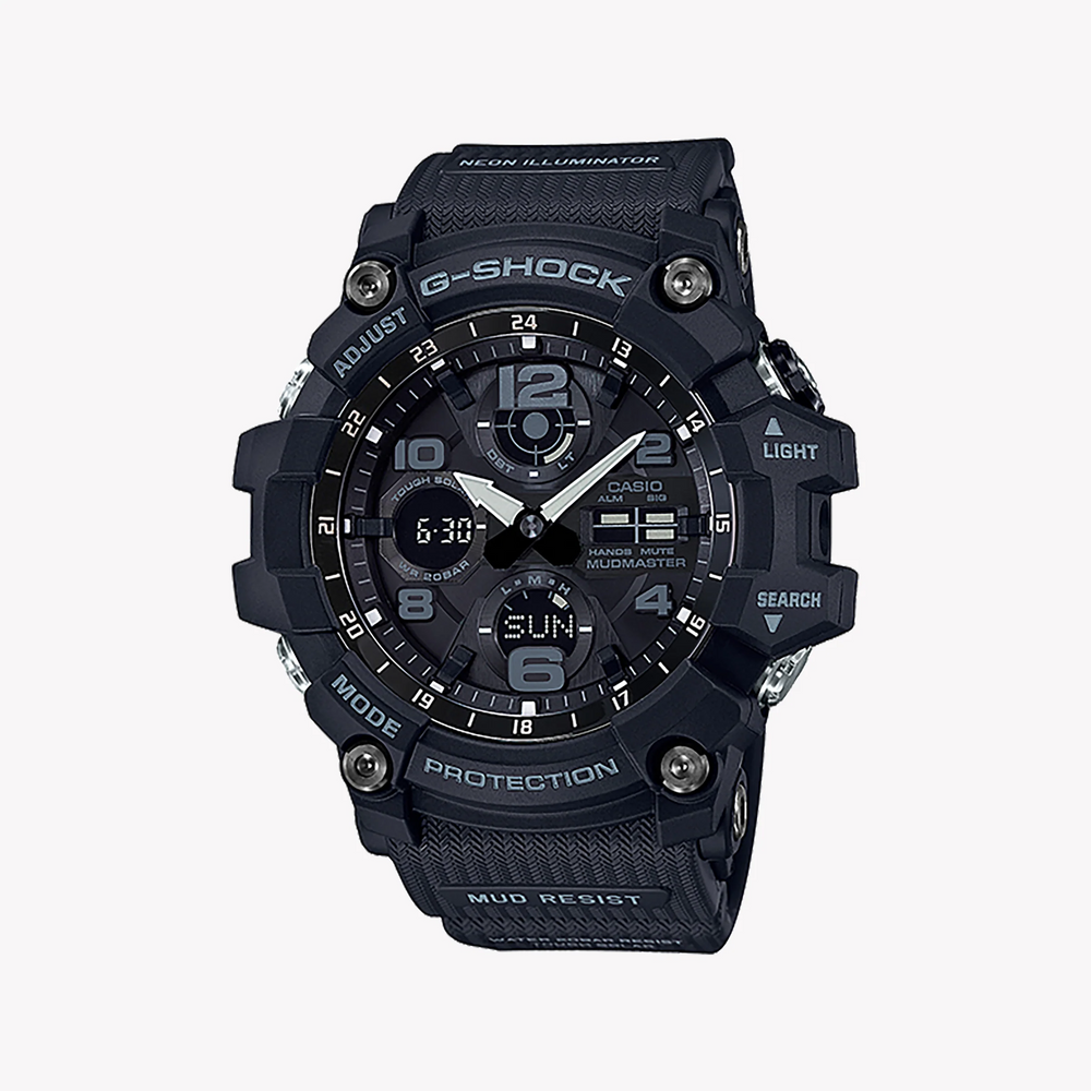 Casio G-Shock Gsg-100-1adr - Rugged Adventurer Men's Watch With Black Resin BAnd and Bold Digital Dial by i-watch