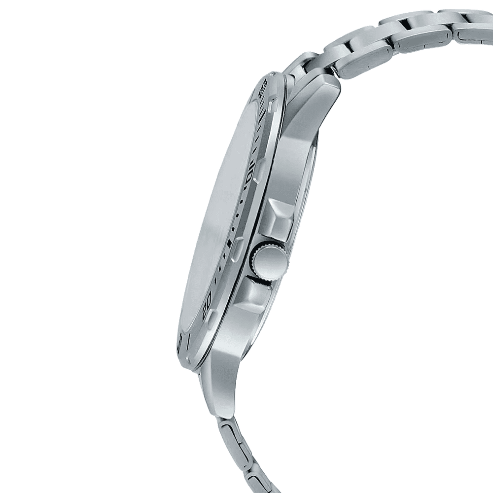 Casio Men's Silver Stainless Steel Watch, White Dial | Mtp-Vd300d-7eudf by i-watch