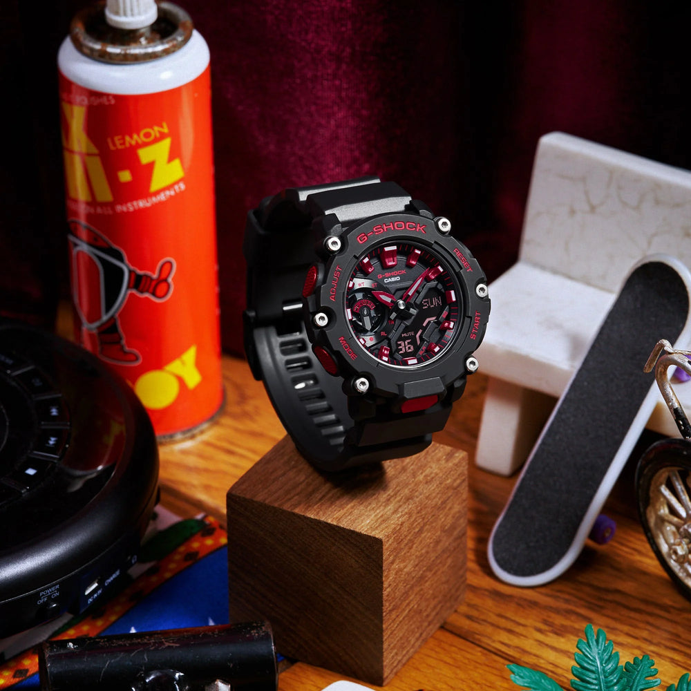 Casio G-Shock Ga-2200bnr-1adr - Rugged Black Powerhouse Men's Watch by i-watch