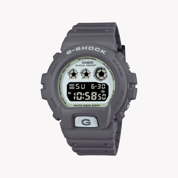 G-Shock Men's Gray Resin Watch, Shock Resistant | Dw-6900hd-8dr by i-watch
