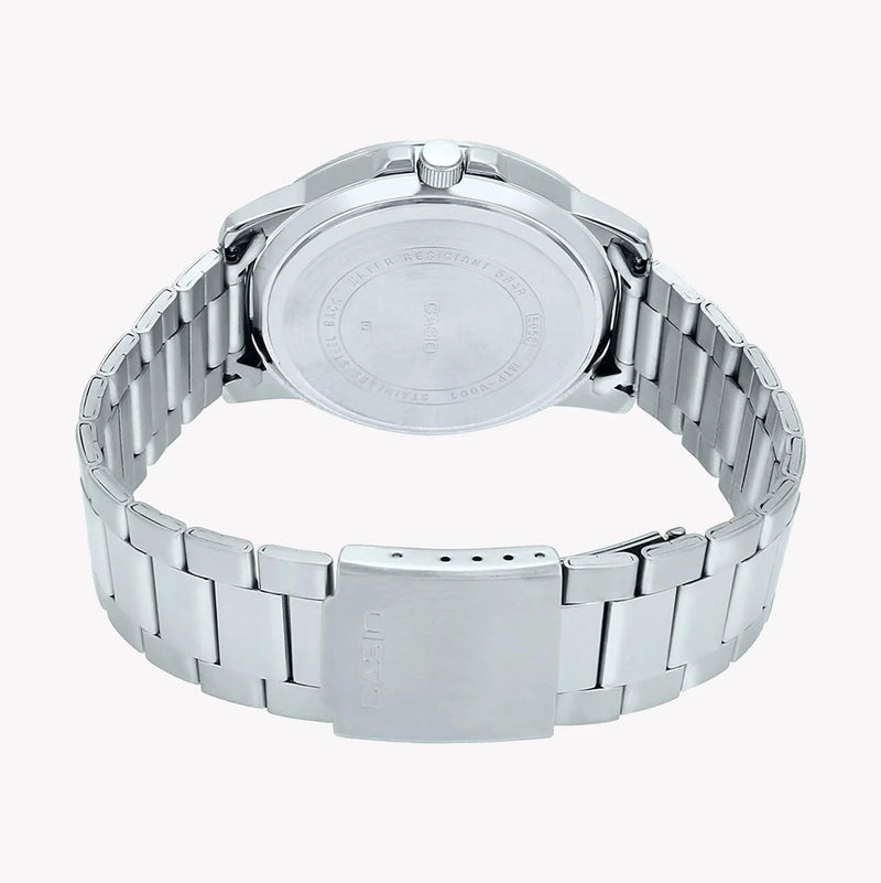 Casio Men's Stainless Steel Watch, White Dial | Mtp-Vd01d-7cvudf by i-watch