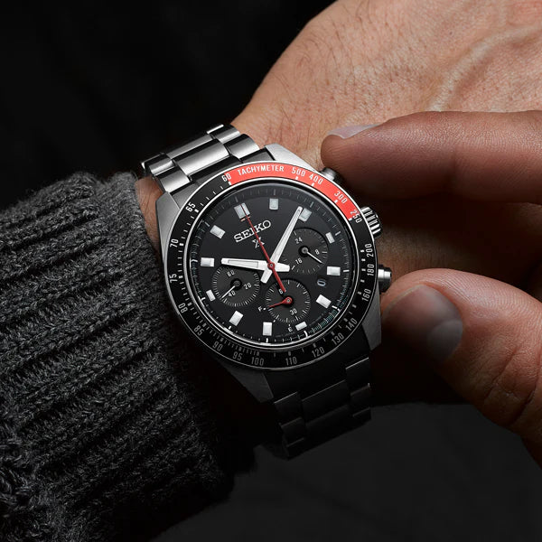 Seiko Prospex SSC915P1 Men's Solar Watch - 41.4mm, Black Dial-i-Watch-4