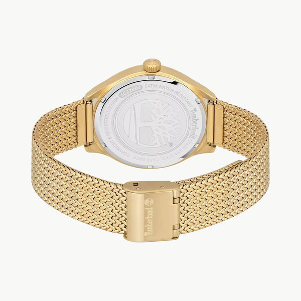 Timberland Men's Gold Stainless Steel Watch, Gold Dial | Tdwlg2200302 by i-watch