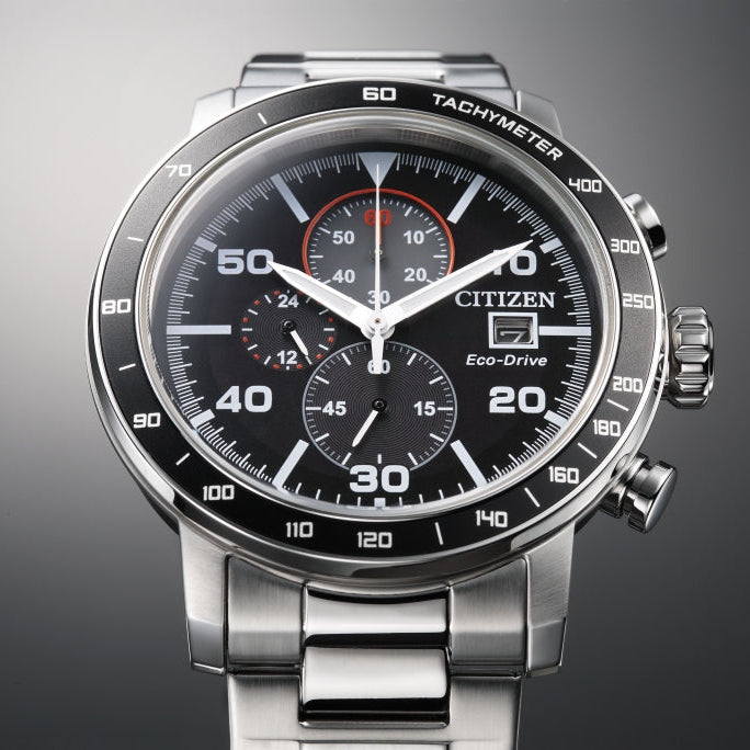 CITIZEN CA0641-83E - ELEGANT ECODRIVE CHRONOGRAPH - MENS STAINLESS STEEL WATCH-i-Watch-6