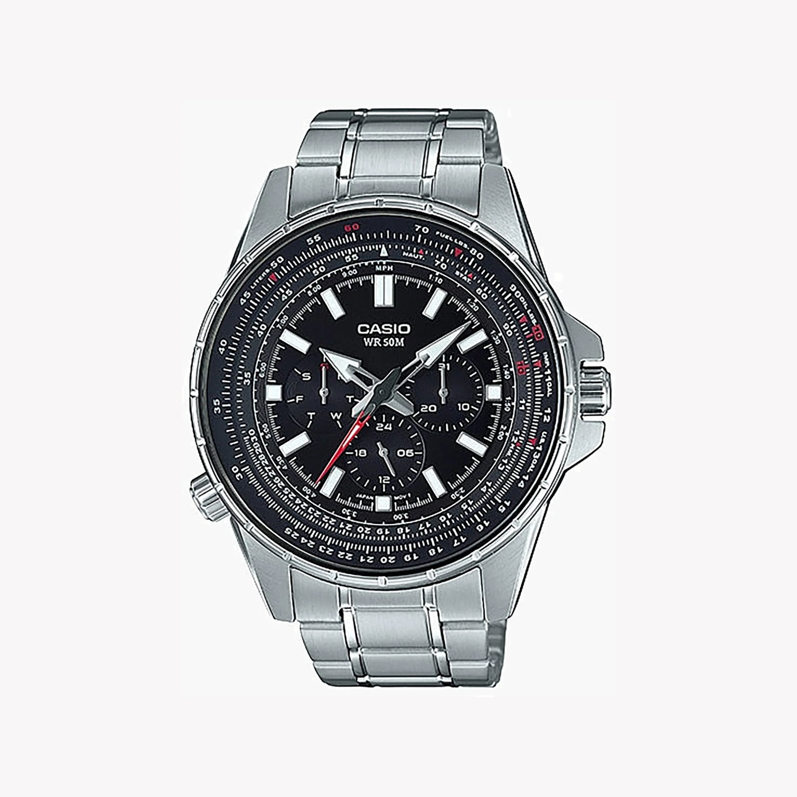 Casio Mtp-Sw320d-1avdf Adventure Ready - Stylish & Durable Men's Watch With Black Dial by i-watch