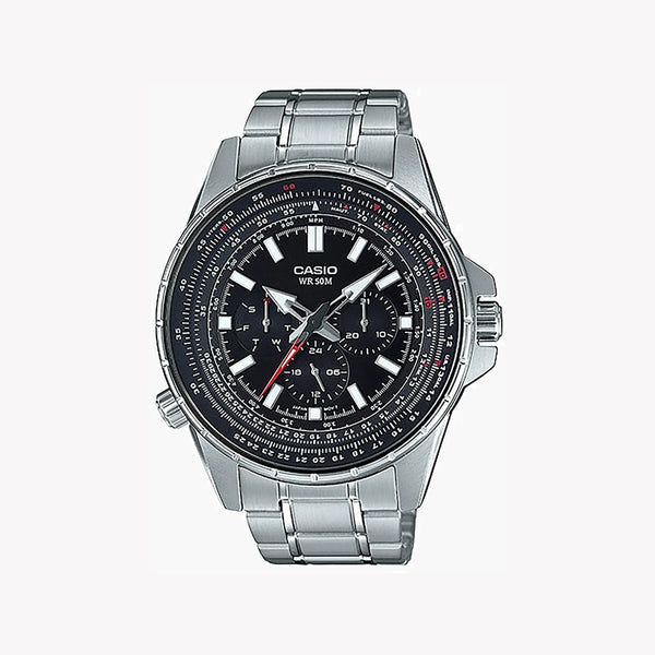 Casio Mtp-Sw320d-1avdf Adventure Ready - Stylish & Durable Men's Watch With Black Dial by i-watch