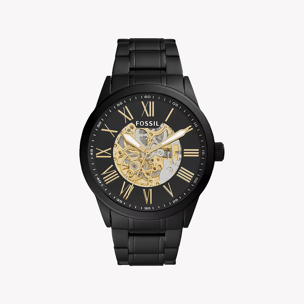 Fossil Men's Black Stainless Steel Watch, Black Dial | Bq2092 by i-watch