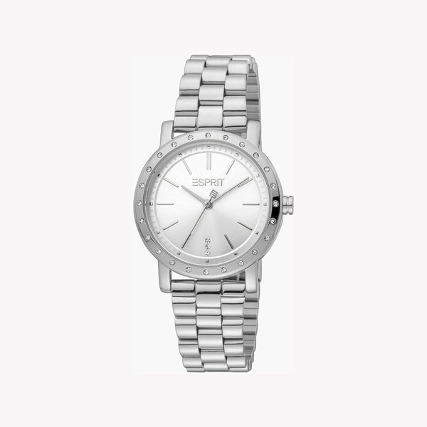 Esprit Women's Silver Stainless Steel Watch, Round Case | Es1l048m0035 by i-watch