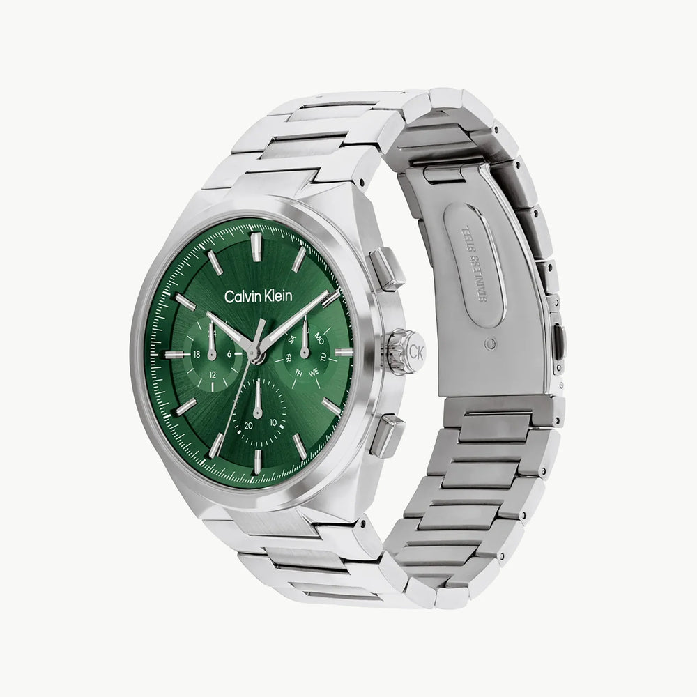 Ck Calvin Klein Men's Stainless Steel Watch, Green Dial | K2g276d6 by i-watch