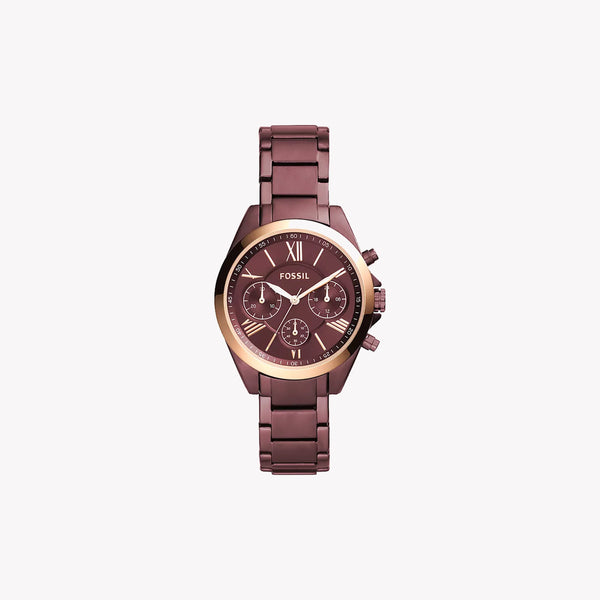 Fossil Women's Stainless Steel Watch, Red Dial | Bq3281 by i-watch