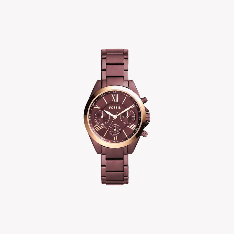 Fossil Women's Stainless Steel Watch, Red Dial | Bq3281 by i-watch
