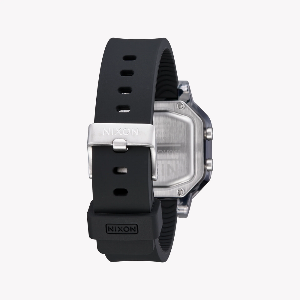 Nixon Men's Black Rubber Watch, Plastic Case | A1210-2882 by i-watch