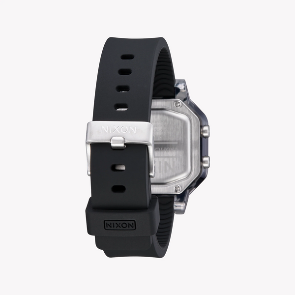 Nixon Men's Black Rubber Watch, Plastic Case | A1210-2882 by i-watch