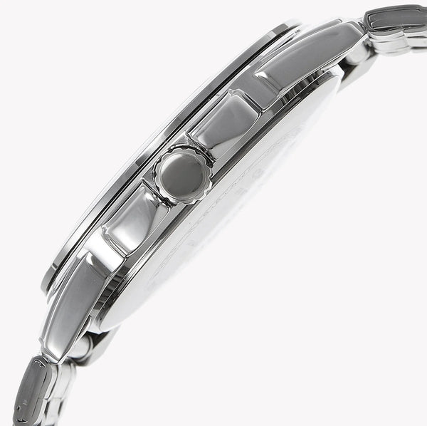 Casio Men's Silver Stainless Steel Watch, White Dial | Mtp-1314d-7av by i-watch
