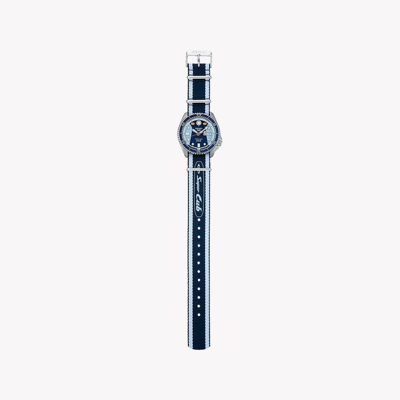 Seiko Men's Multicolor Nylon Watch, Silver Case | Srpk37k1 by i-watch