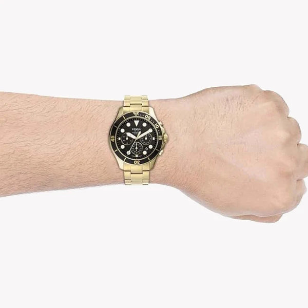 Fossil Men's Gold Watch, Black Dial | Fs5727 by i-watch