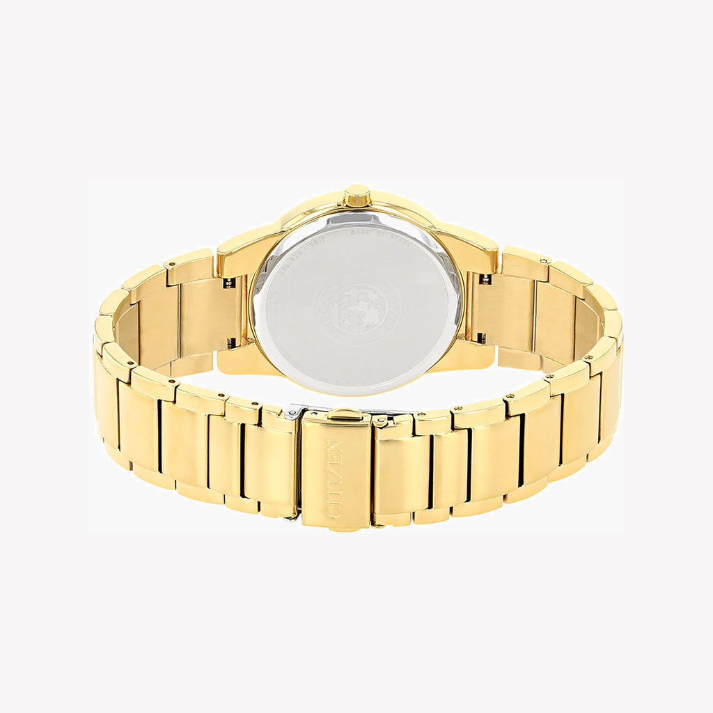 CITIZEN AU1062-56E - BOLD GOLD MASTERPIECE - Eco-Drive Men's Watch with Luxurious Black Dial-i-Watch-3