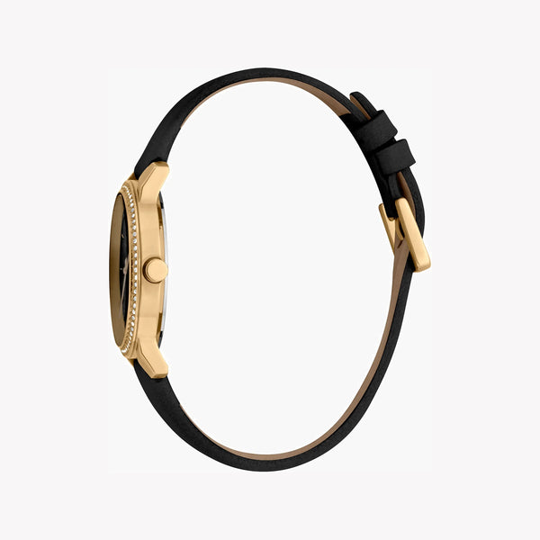 Esprit Women's Black Leather Watch, Black Dial | Es1l147m0065 by i-watch