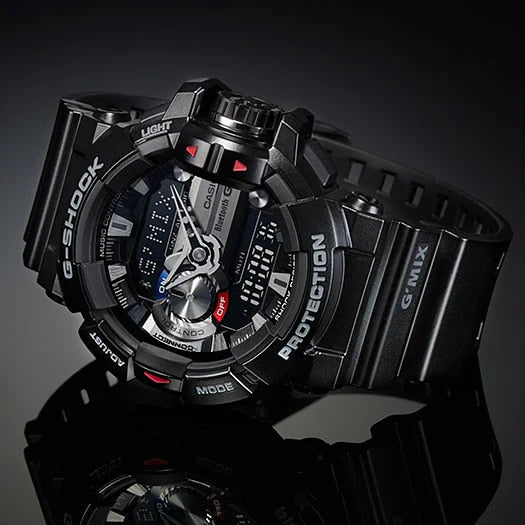 Casio G-Shock Gba-400-1a Adventure Ready - Dynamic Black Resin Indulgence Men's Watch With Bold Digital Dial And Bluetooth Connectivity by i-watch