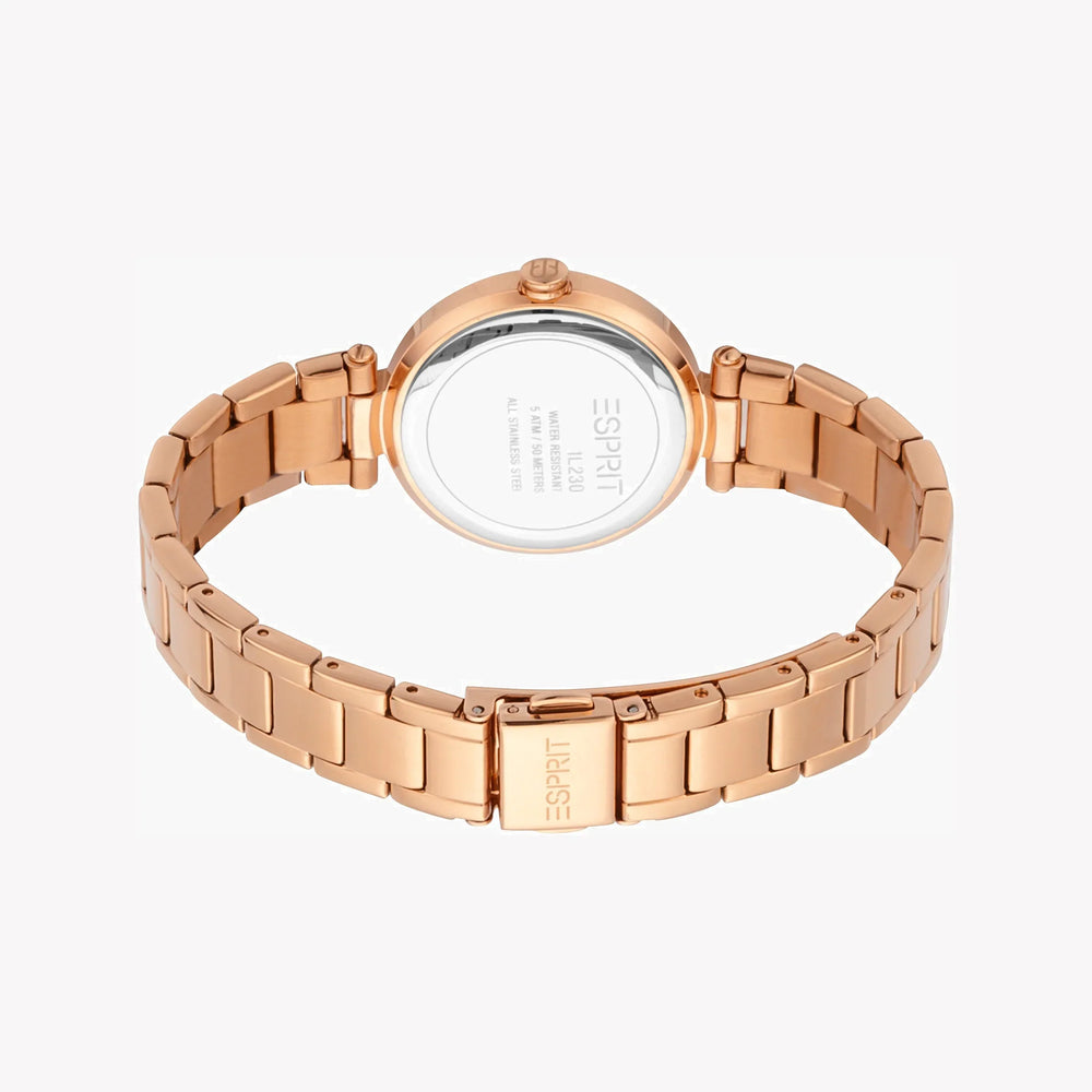 Esprit Women's Rose Gold Watch, Stainless Steel | Es1l123m0045 by i-watch