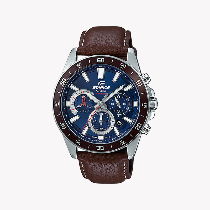 Casio Edifice Efv-570l-2avudf - Bold Blue Dial Men's Sport Watch - Rugged Elegance For All Occasions by i-watch
