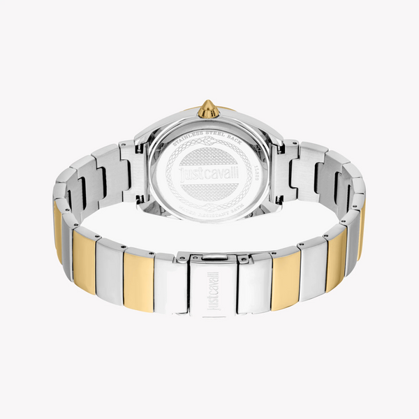 Just Cavalli Women's Two-Tone Watch, Silver Dial | Jc1l329m0075 by i-watch