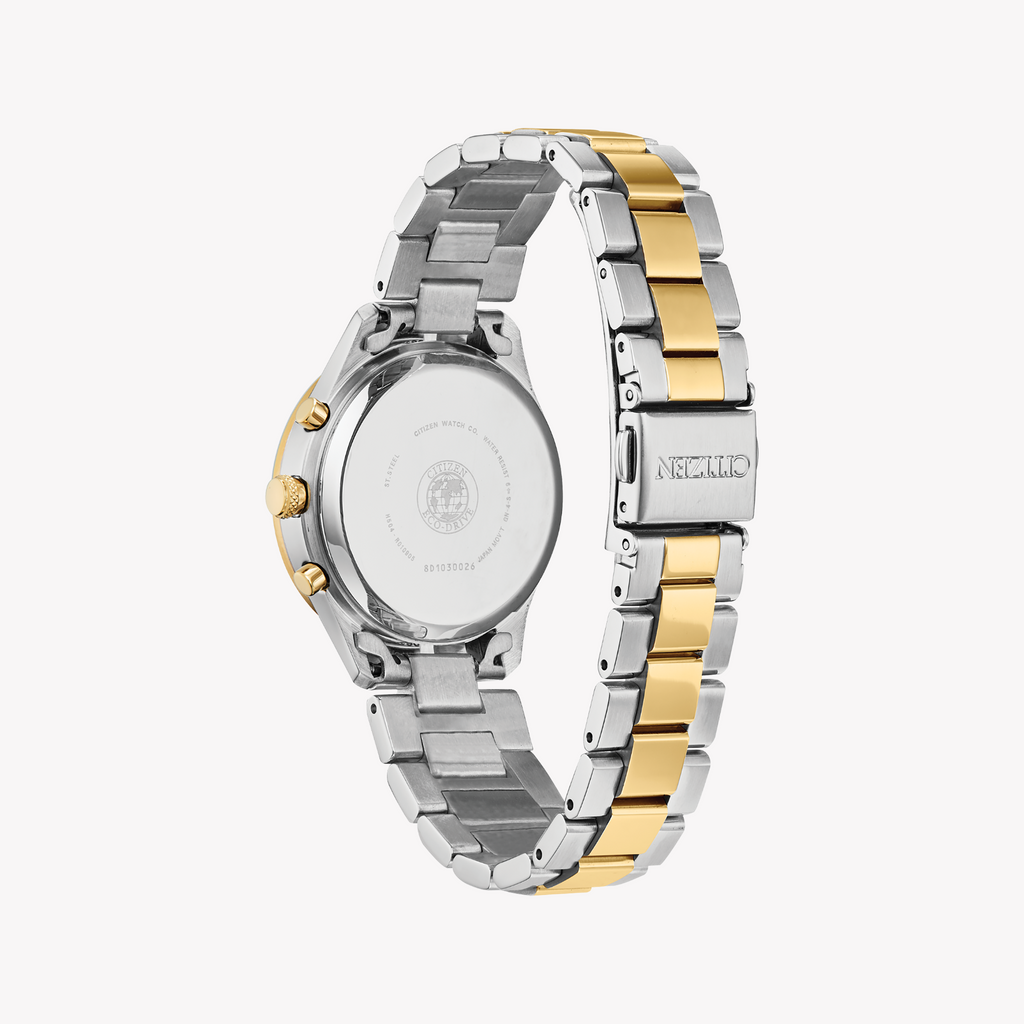 CITIZEN FB1444-56D DYNAMIC ELEGANCE - WOMEN'S ECO-DRIVE TIMEPIECE with Silver & Gold Accents-i-Watch-3
