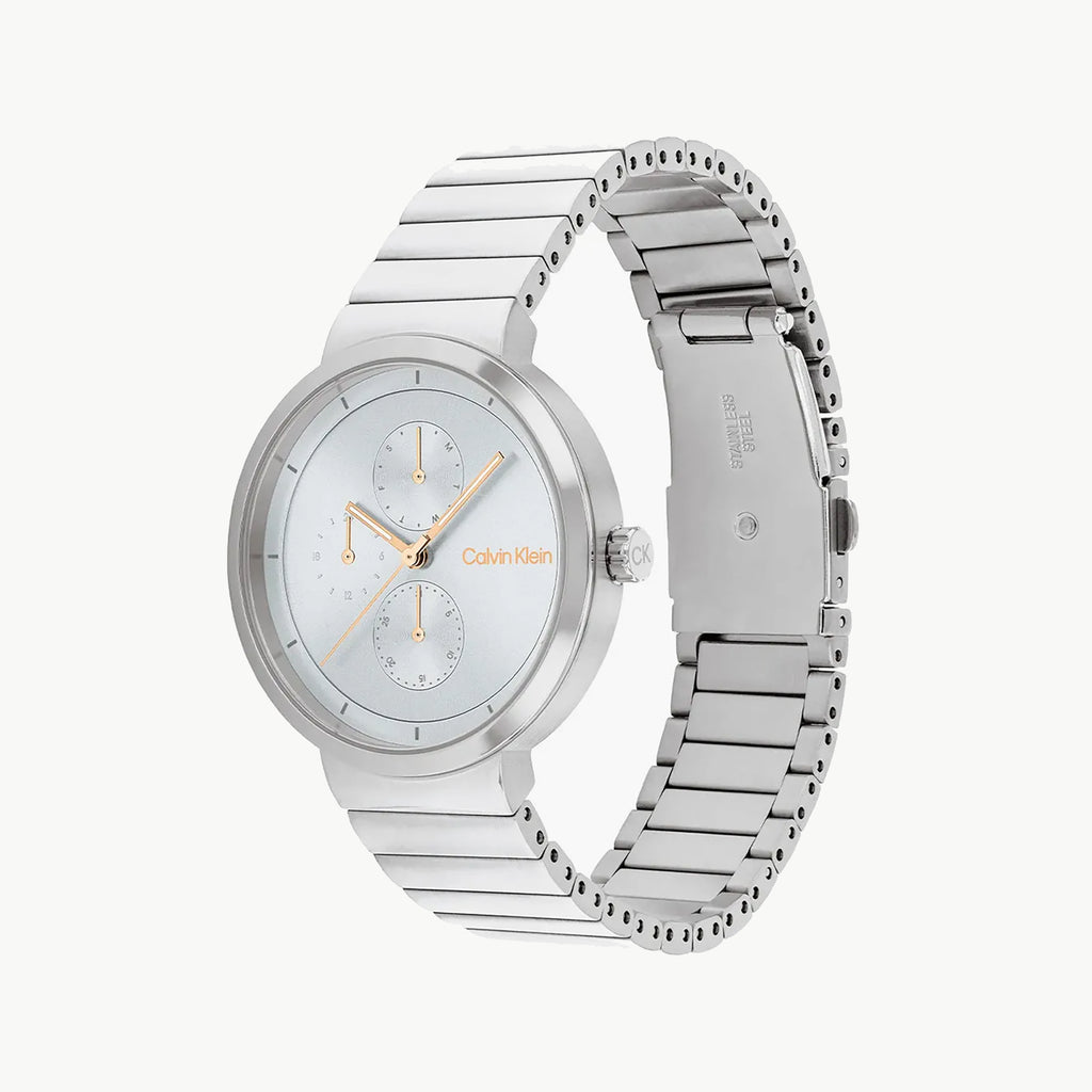 CK CALVIN KLEIN NEW COLLECTION - ELEGANT SILVER STAINLESS STEEL WOMEN'S WATCH-i-Watch-2