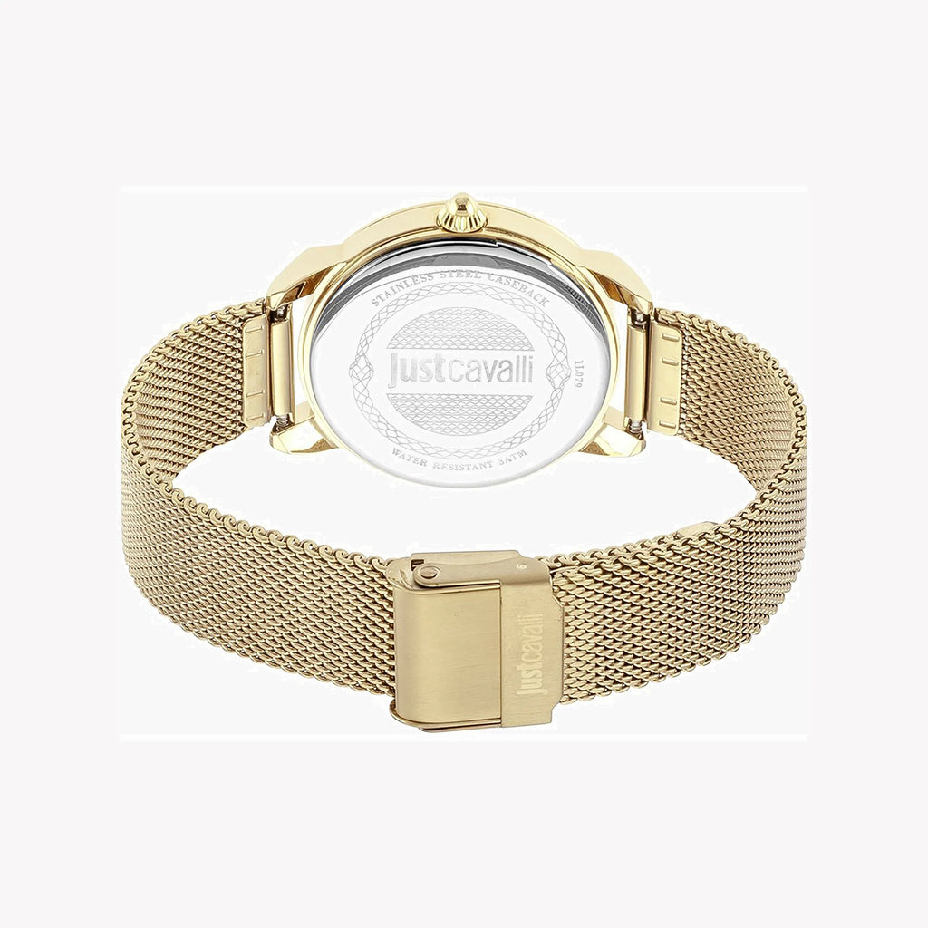 JUST CAVALLI Women's Watch with Gold Metal Case and Gold Stainless Steel Band-i-Watch-3