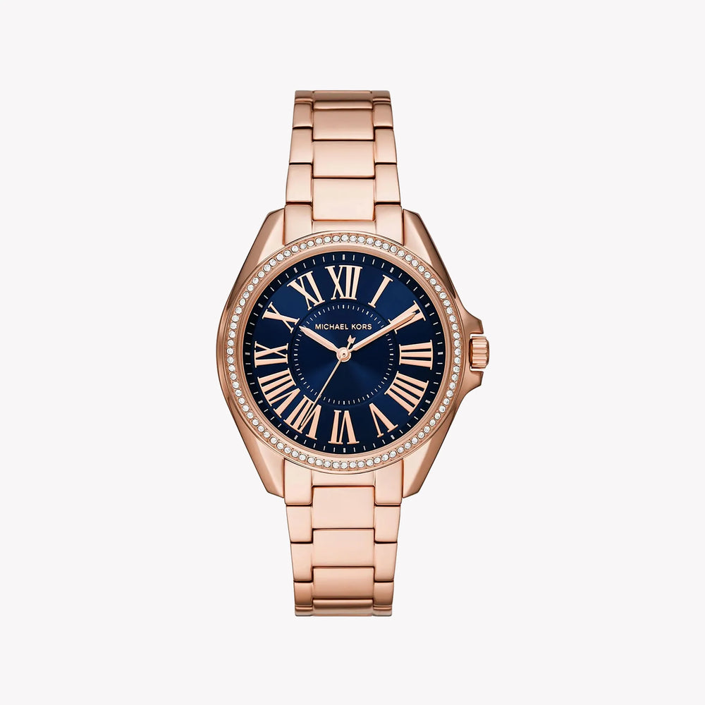 Michael Kors Women's Rose Gold Watch, Blue Dial | Mk6930 by i-watch