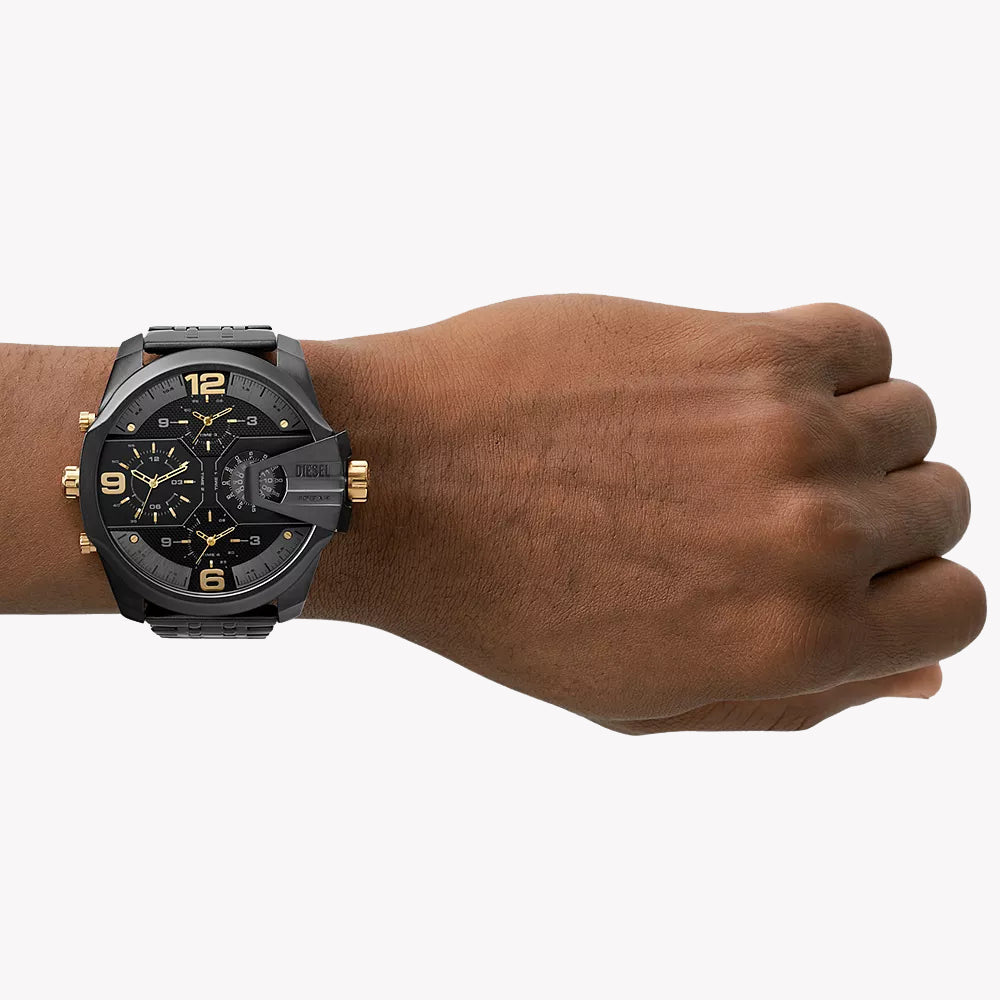 DIESEL DZ7467 BOLD TIMEPIECE - BLACK STAINLESS STEEL MEN'S WATCH WITH STRIKING AESTHETIC-i-Watch-4