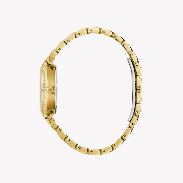 Chic Radiance Women's Gold Watch, White Dial | Z22002l1mf by i-watch