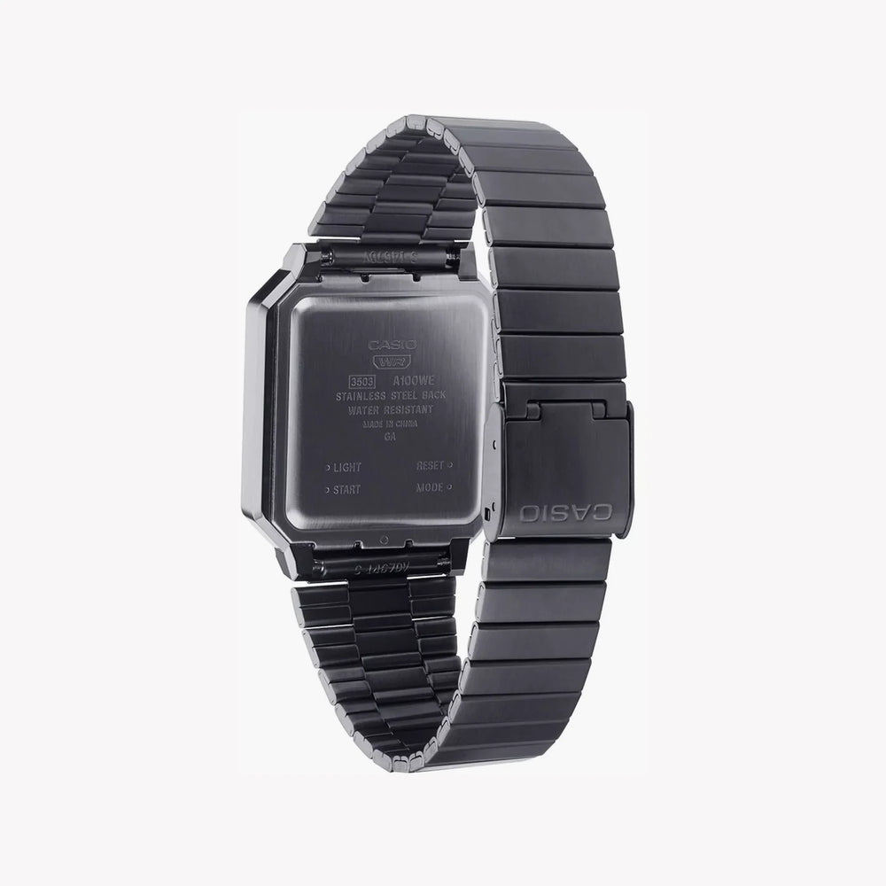 Timeless Elegance Unisex Resin Watch, Metal Strap | A100wegg-1a2e by i-watch