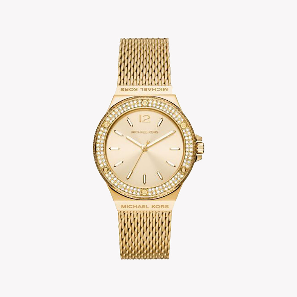 MICHAEL KORS MK7335 RADIANT CHARM - ELEGANT GOLD WOMEN'S WATCH WITH STAINLESS STEEL BAND
