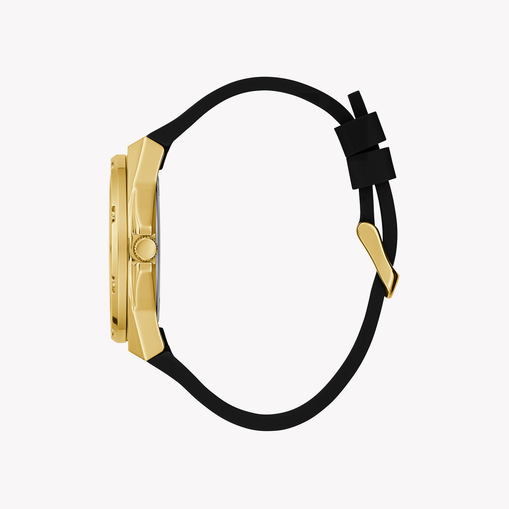 GUESS GW0620L2 VIBRANT CREATIONS - BOLD & COLORFUL WOMEN'S WATCH with Gold Case & Black Band-i-Watch-2