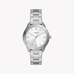 FOSSIL BQ3885 ELEGANT TIMEPIECE - STUNNING SILVER STAINLESS STEEL WOMEN'S WATCH