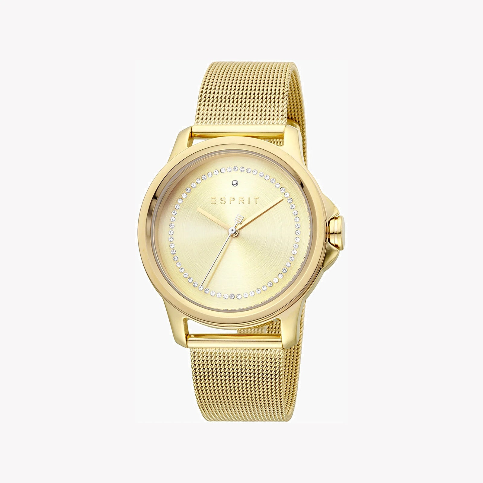 Esprit Women's Gold Stainless Steel Watch, Champagne Dial | Es1l198m0025 by i-watch