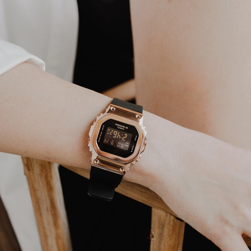 CASIO G-SHOCK GM-S5600PG-1DR ELEGANT ADVENTURER - ROSE GOLD STAINLESS STEEL Women's Watch-i-Watch-5