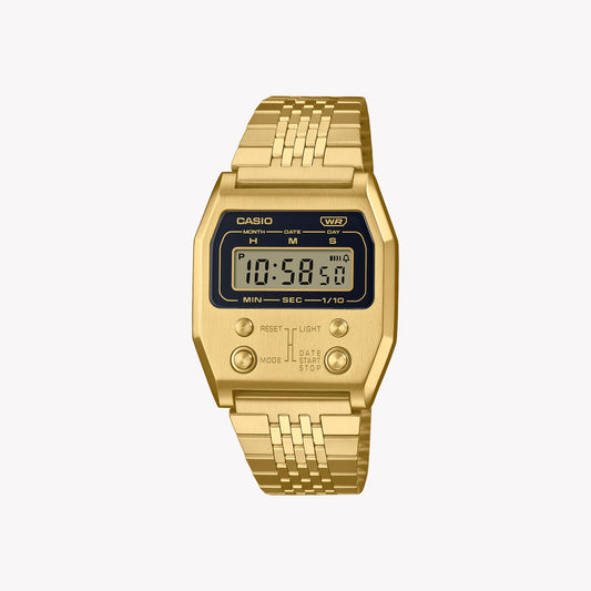 Casio A1100G-5 Vintage Gold Unisex-Uhr