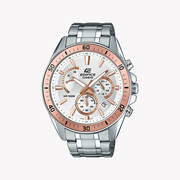 Casio Edifice Efr-552d-7avudf - Sporty Elegance Men's Watch With Sleek Stainless Steel Design by i-watch