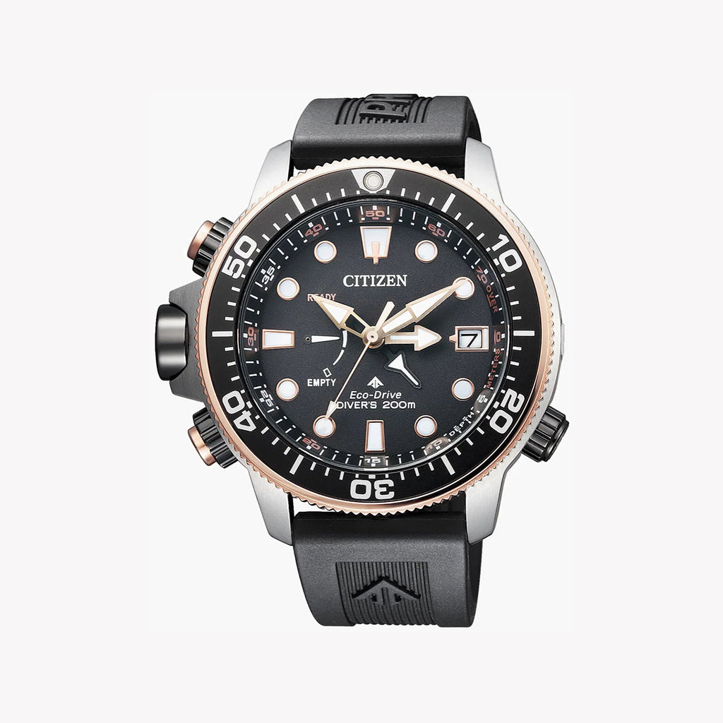 CITIZEN BN2037-11E - ADVENTURE READY MEN'S ECO-DRIVE DIVE WATCH WITH BLACK URETHANE BAND