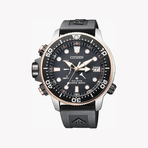 Citizen Bn2037-11e - Adventure Ready Men's Eco-Drive Dive Watch With Black Urethane Band by i-watch