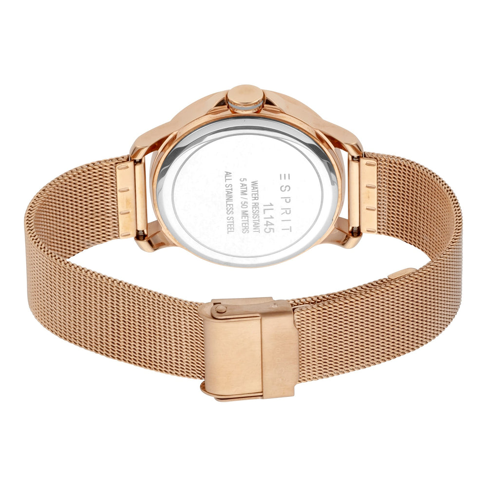 Esprit Women's Watch With Rose Gold Stainless Steel Case And Rose Gold Stainless Steel Band by i-watch