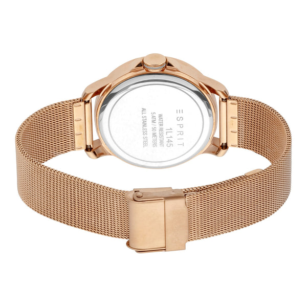 Esprit Women's Watch With Rose Gold Stainless Steel Case And Rose Gold Stainless Steel Band by i-watch