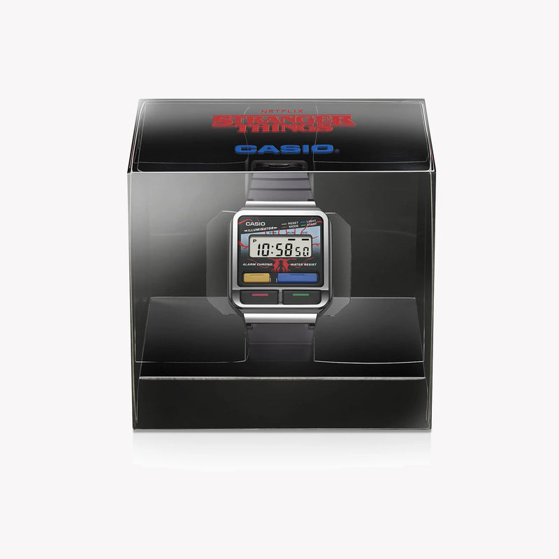 Casio Unisex Silver Resin Watch, Digital Display | A120west-1adr by i-watch